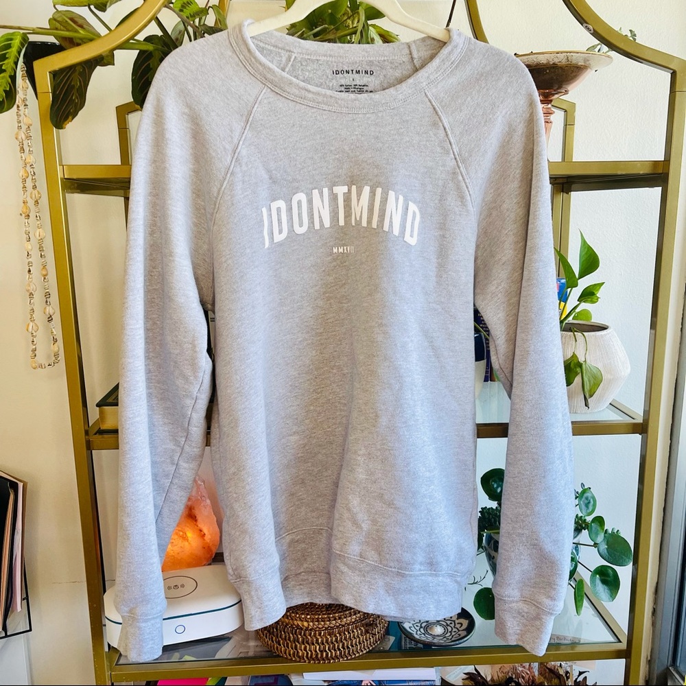 IDONTMIND Unisex Sweatshirt for Mental Health